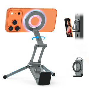 Soporte Magnético Flexible de Aluminio para Teléfono con Trípode para Vlog, Gimnasio y Viajes - Product Image 2