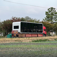 Cabane de glamping en acier et panneaux sandwich FMX, détachable, pour hôtels, design moderne, maisonnette préfabriquée en kit