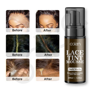 <span class=keywords><strong>Mousse</strong></span> de teinte de dentelle avec logo personnalisé 100ml Anneaux de couleur <span class=keywords><strong>Mousse</strong></span> de teinte de dentelle naturelle à base de plantes sans résidu pour perruque de dentelle - Product Image 3