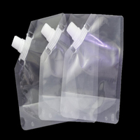 Pochettes souples personnalisées en PET/NY/PE de qualité alimentaire de 250 ml, 500 ml, 1 L avec bec verseur pour l'emballage de bière, soda, boissons, jus et aliments liquides – Vente en gros
