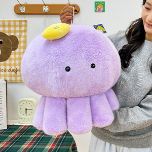 Coussin <span class=keywords><strong>Pieuvre</strong></span> Série Océan en Gros, Peluche Super Douce 35/45cm pour Sieste au Bureau, Soulagement du Stress et Anniversaire, Faible MOQ - Product Image 2