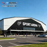 Centro Deportivo Prefabricado, Instalación de Almacenamiento, Estructura de Acero, Gimnasio de Baloncesto, Diseño Moderno, Vida Útil de Más de 50 Años, ISO 9001