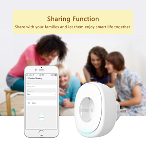 La UE inteligente Wifi con 2 puerto USB LED Luz de vida inteligente APP mart enchufe trabajo de voz con Google casa de Alexa - Product Image 3