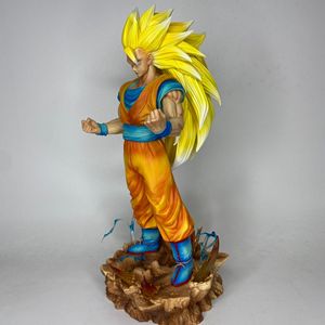 Figurine Manga Goku Super Trois DRAGON BALL Z 35CM avec mains interchangeables, en PVC, pour collection ou cadeau - Product Image 5