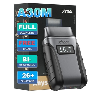 XTOOL A30M V2.0 OBD2スキャナーフルシステムBT車診断ツール双方向スキャナー26 + リセット機能CANFD FCA - Product Image 1