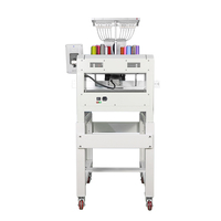 Machine à broder informatisée à tête unique avec écran tactile 10 pouces pour usage domestique, compatible avec les boîtier de canettes de marque, nouvelle, garantie 2 ans, 1200 points par minute