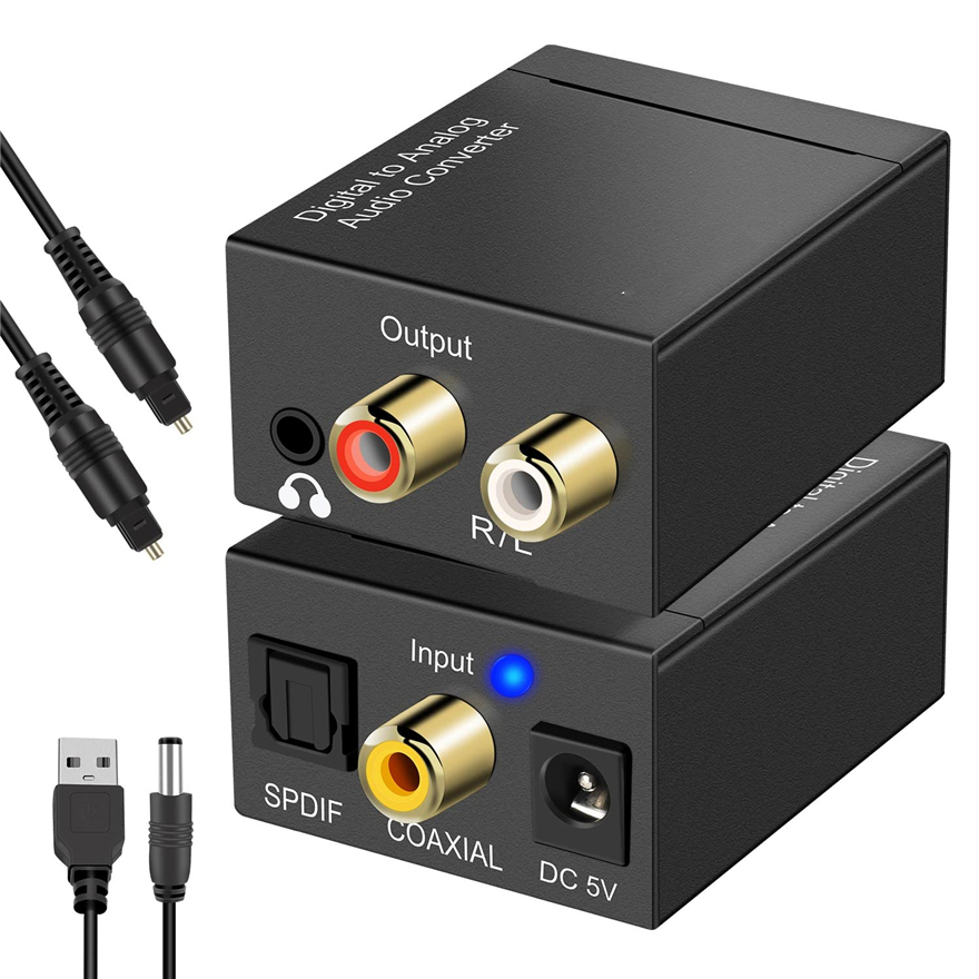 jack mm salida de audio digital optico a rca