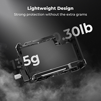 K&F Concept mit Arca-Swiss Schnellwechselbasis & Cold Shoe-Halterung, leichter Aluminium-Kameraschutzkäfig für Sony ZV-E1