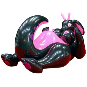 Vente flash - Jouets gonflables en PVC/TPU brillants - Dragon <span class=keywords><strong>Goodra</strong></span> - Jouet gonflable en forme de dragon noir et rose - Durable pour adultes - Product Image 1