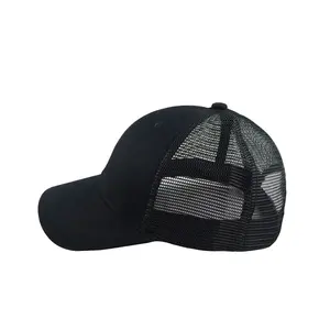 Mesh Trucker Hat Factory Wholesale Men's Cotton Summer Mesh Blank Trucker Caps Baseball Hats Gorras