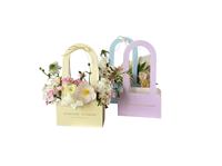 Boîtes en papier kraft recyclables sac d'emballage de fleurs pour plantes fleurs fraîches
