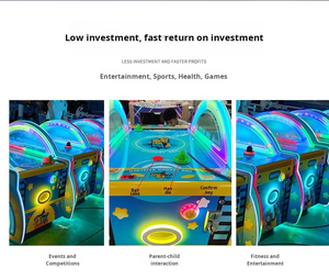 Table de hockey sur air pour enfants à monnayeur, mini simulateur de <span class=keywords><strong>jeu</strong></span> d'arcade avec garantie d'un an pour centre de jeux - Product Image 6