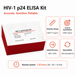 Kit ELISA de Detección de P24 que Utiliza un Método de Sándwich para Medir <span class=keywords><strong>el</strong></span> Proteína P24, lo que Permite una Detección Rápida del Titer del Vector Lentivirus - Product Image 2
