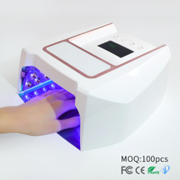 Lampe à ongles personnalisée H37 126W, blanc or rose, lampe UV LED de séchage, sécheuse à ongles, équipement de manucure et nail art pour salon et studio de beauté