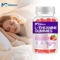 Prix d'usine Marque privée Complément alimentaire en gommes à mâcher de L-Théanine 400 mg pour enfants et adultes pour le soutien de la tranquillité, du sommeil et de la relaxation