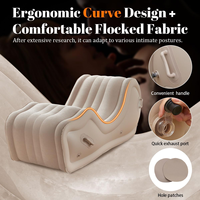 Canapé Lit Sexuel de Salon, Meuble Sexuel en PVC, Coussin d'Air BDSM, Chaise Sexy pour Couples, Chaise Longue Rouge Gonflable Grandes Dimensions