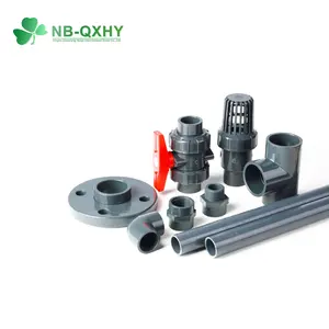 ISO9001 Tube de PVC Pipe Fittings UPVC CPVC DIN ANSI BSPT SCH40 /80 Fitting Plastic Union Elbow for Industry Swimming Pool