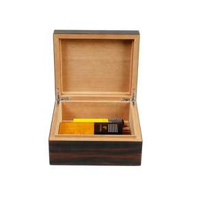 Boîte à cigares de luxe en bois laqué de style américain, personnalisée OEM de haute qualité - Product Image 4