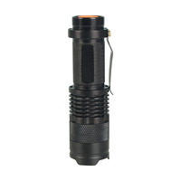 Mini lampe torche tactique LED d'urgence en aluminium pour le camping et la randonnée