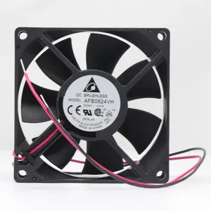 Delta 80*80*25mm 8025 24V DC 0.36A AFB0824VH 3.36W 2600RPM Case double ball bearing cabinet axial cooling Fan