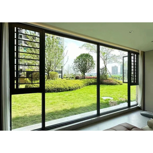 Ventanas Abatibles <span class=keywords><strong>de</strong></span> Aluminio Modernas con Aislamiento Acústico, Vinilo, Apertura Automática, Doble Vidrio Low-E, Aislamiento Térmico <span class=keywords><strong>para</strong></span> Baño - Product Image 3