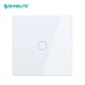 SHINELITE panneau de verre de commutateur smart life 1 gang de bonne qualité