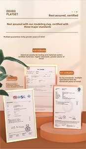 Ensemble de pâte à <span class=keywords><strong>modeler</strong></span> comestible en farine biologique, 6 couleurs, non toxique, de qualité alimentaire, jouet sensoriel pour les tout-petits et les enfants de 3 ans et plus - Product Image 6