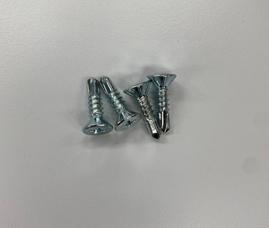 Vis autoperceuses M4.2 x 32 mm à tête plate, CR3+ zinguées, vis pour toiture, acier au carbone C1022, Homn Reen - Product Image 2