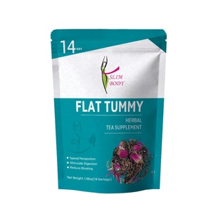 โรงงานขายส่ง100% สมุนไพรDetox Skinny Teatoxชาพีระมิดไนลอนถุงชา - Product Image 6