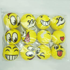 Benutzer definiertes Logo PU Schaum Stress Ball Lustiges Handspiel zeug Anti-Druck Soft Ball Werbe geschenk - Product Image 5