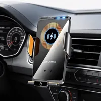 Support de téléphone sans fil à fixation automatique pour grille d'aération de voiture, chargeur de navigation pour véhicule - Offre Spéciale