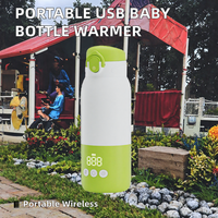 Chauffe-biberon portable Nimicoo 100W 110V rechargeable USB sans fil avec multiprise pour les voyages en plein air et l'alimentation des bébés