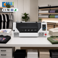 Imprimante de transfert à jet d'encre DTF KECAI certifiée CE, 13 pouces (33 cm), double tête XP600 I1600, normes européennes, tension universelle 110V 220V
