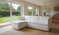 Ensemble de canapés en cuir de haute qualité pour salon de villa moderne, personnalisable, mobilier d'intérieur haut de gamme, marque OEM