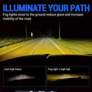 Accesorios Todoterreno 4x4, Luces Antiniebla Delanteras LED, Faros Antiniebla Auxiliares para <span class=keywords><strong>Toyota</strong></span> 4Runner, Tacoma, Tundra, Rav4 - Product Image 6
