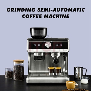 Cafetera de 1 Grupo, Máquina de Café de Granos a Taza, Comercial, de Mostrador, Afilador de Cuchillos Cónico, Máquina Automática de Capuchino - Product Image 2