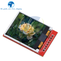 TZT modul Tampilan LCD TFT 5V 3.3V 1.44 inci, 128*128 warna Sreen SPI kompatibel untuk Arduino Mega2560 STM32 SCM 51