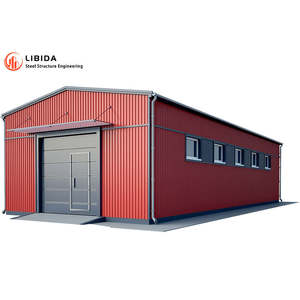 Structure de portique en acier préfabriqué certifiée CE Q345 pour entrepôt et atelier avec garantie d'un an par LIBIDA - Product Image 2