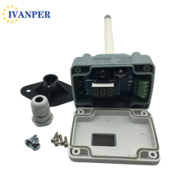 Capteur de vitesse de l'air à montage en conduit RS485 Modbus 4 - 20 mA à usage général