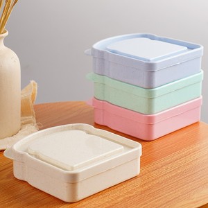 Boîte <span class=keywords><strong>de</strong></span> <span class=keywords><strong>conservation</strong></span> <span class=keywords><strong>de</strong></span> <span class=keywords><strong>pain</strong></span> en paille <span class=keywords><strong>de</strong></span> blé GREENSIDE, portable pour adultes, à un seul niveau, en plastique, chauffable, pour le déjeuner - Product Image 2