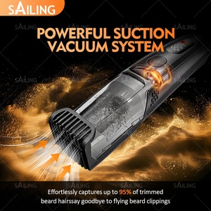 ST4-1022-1-SAILING Afeitadora Eléctrica 2 <span class=keywords><strong>en</strong></span> 1 <span class=keywords><strong>para</strong></span> Hombre, Acero Inoxidable, Succión al Vacío, Resistente al Agua IPX6, Recargable por USB - Product Image 2