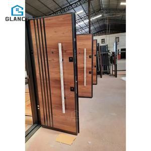 Dernière conception de <span class=keywords><strong>porte</strong></span> en bois en acier de dinde <span class=keywords><strong>blindée</strong></span> entrée de sécurité extérieure portes en acier turques <span class=keywords><strong>prix</strong></span> - Product Image 5