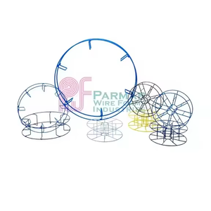 Carrete de cesta de acero dulce galvanizado diseñado para la gestión de cables de soldadura de servicio pesado y la organización de cables industriales - Product Image 5