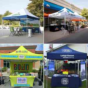 10x10FT Custom <b>Canopy</b> <b>Tent</b> with Logo Personalized Pop up Business <b>Tents</b> for Advertising Tradeshow Outdoor Events Advertising - Product Image 6
