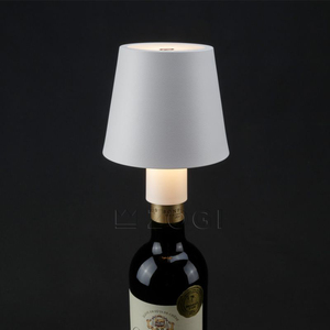 Elegante impermeable portátil creativo DIY Metal RGB luz táctil atenuación lámpara de mesa recargable - Product Image 2