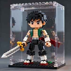 Bloques de Construcción Creativos Personalizados de Anime IP <span class=keywords><strong>BRICK</strong></span>, Colección de Mini Figuras, Juego de Bloques de Construcción para Niños, Regalo de Cumpleaños, Festividades - Product Image 2