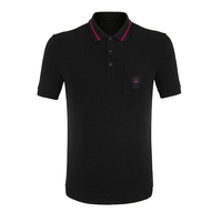 Polo de sport respirant Logo Chemises brodées à manches courtes pour hommes Polo en coton