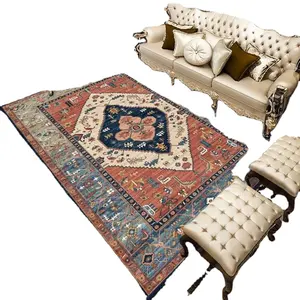 Türkisches Wohnzimmer Teppich Schlafzimmer Persisch Amerikanisches Land Retro rutsch feste Boden matte Couch tisch Nachttisch Großhandel Lieferung