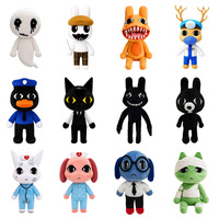 Boneka Plush Rumah Sakit Hewan Ro-blox, Mainan Hewan Rumah Sakit Seram, Boneka Lembut Kartun Anime, Bantal Lempar Anak, Boneka Isi Dakron