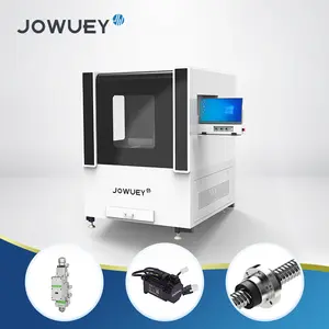 Jowuey 2023 novo 6060 pequenas máquinas de corte a laser de Fibra 1500W 3000W mini precisão cortador de metal